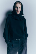 Luna Noir sweter // blend wełny z kaszmirem