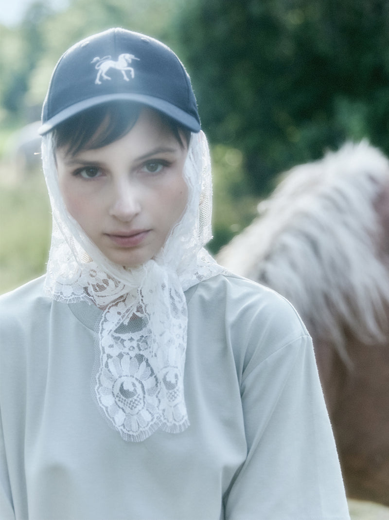 Unicorno Blanc bawełniana czapka z daszkiem