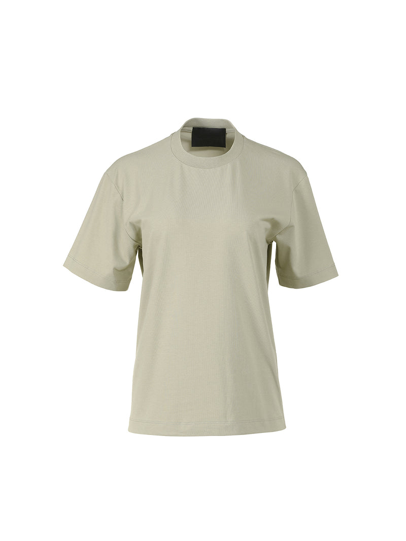 Baltico Eucalipto bawełniany T-shirt ze ściągaczem