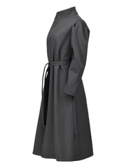 Warszawa Gris płaszcz z ciepłego, przeciwdeszczowego softshell'u