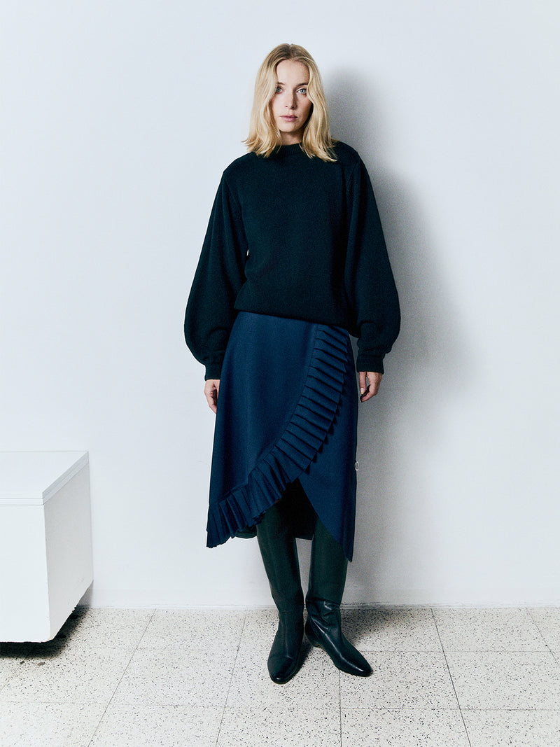 Luna Noir sweter // blend wełny z kaszmirem