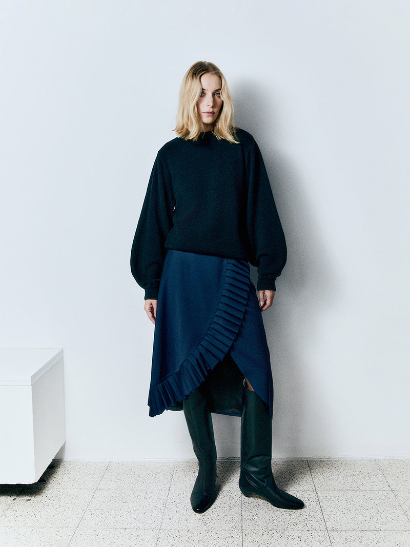 Luna Noir sweter // blend wełny z kaszmirem