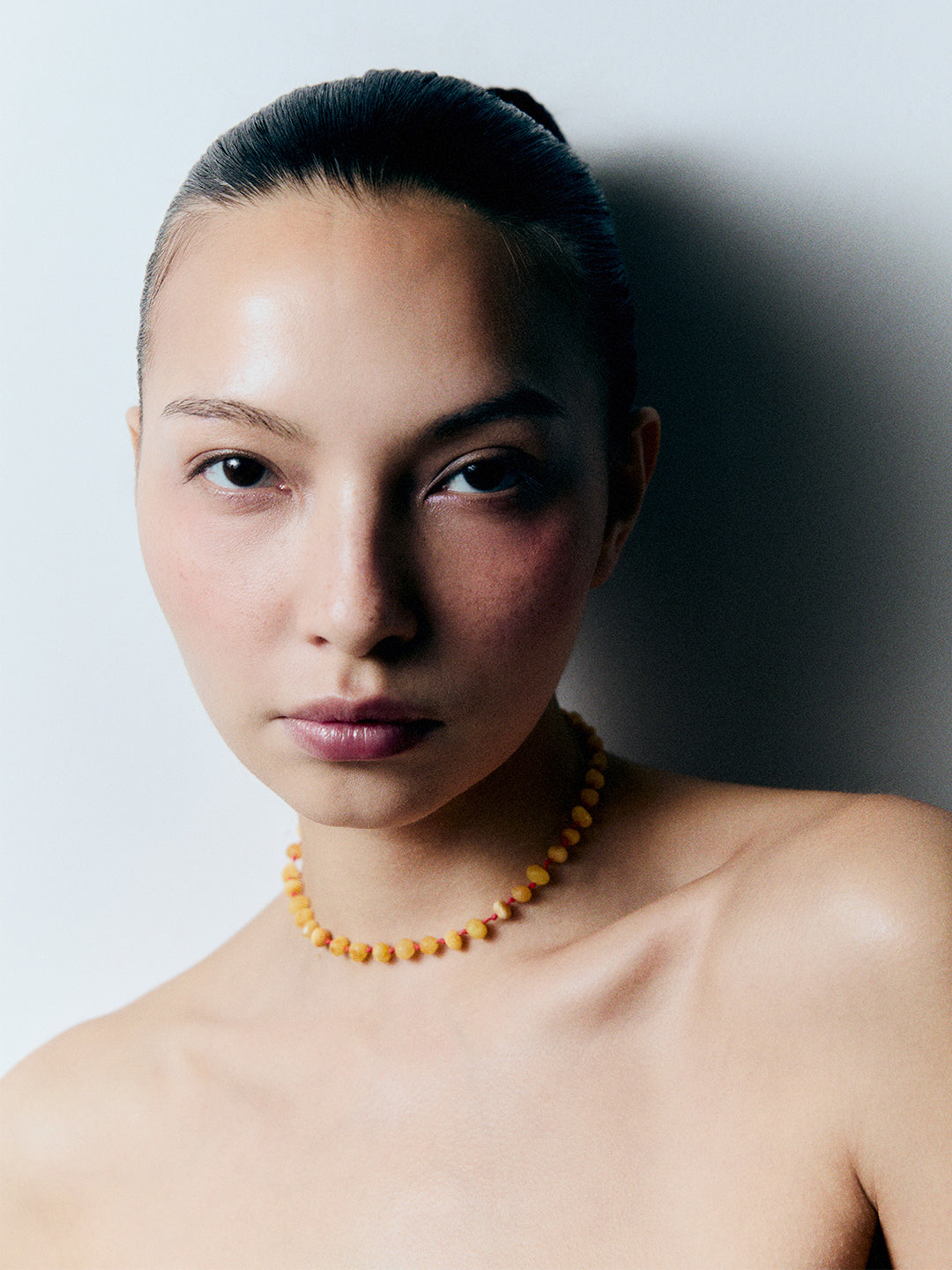Ambra Sole Choker ręcznie wykonany naszyjnik z bałtyckich bursztynów
