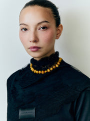 Aura Noir French lace mantilla