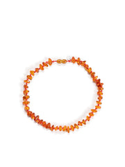 Ambra Cognac Choker ręcznie wykonany naszyjnik z bałtyckich bursztynów