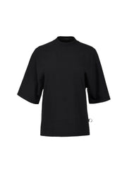 Rugiero Notte bawełniany T-shirt z kimonowym rękawem