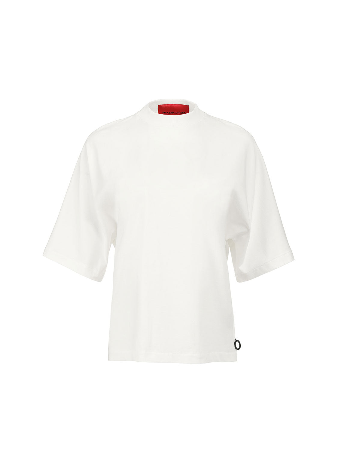 Mia Ivoire bawełniany T-shirt z kimonowym rękawem