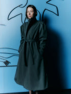 Warszawa Gris płaszcz z ciepłego, przeciwdeszczowego softshell'u