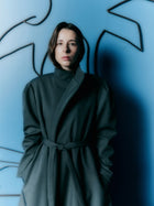 Warszawa Gris płaszcz z ciepłego, przeciwdeszczowego softshell'u