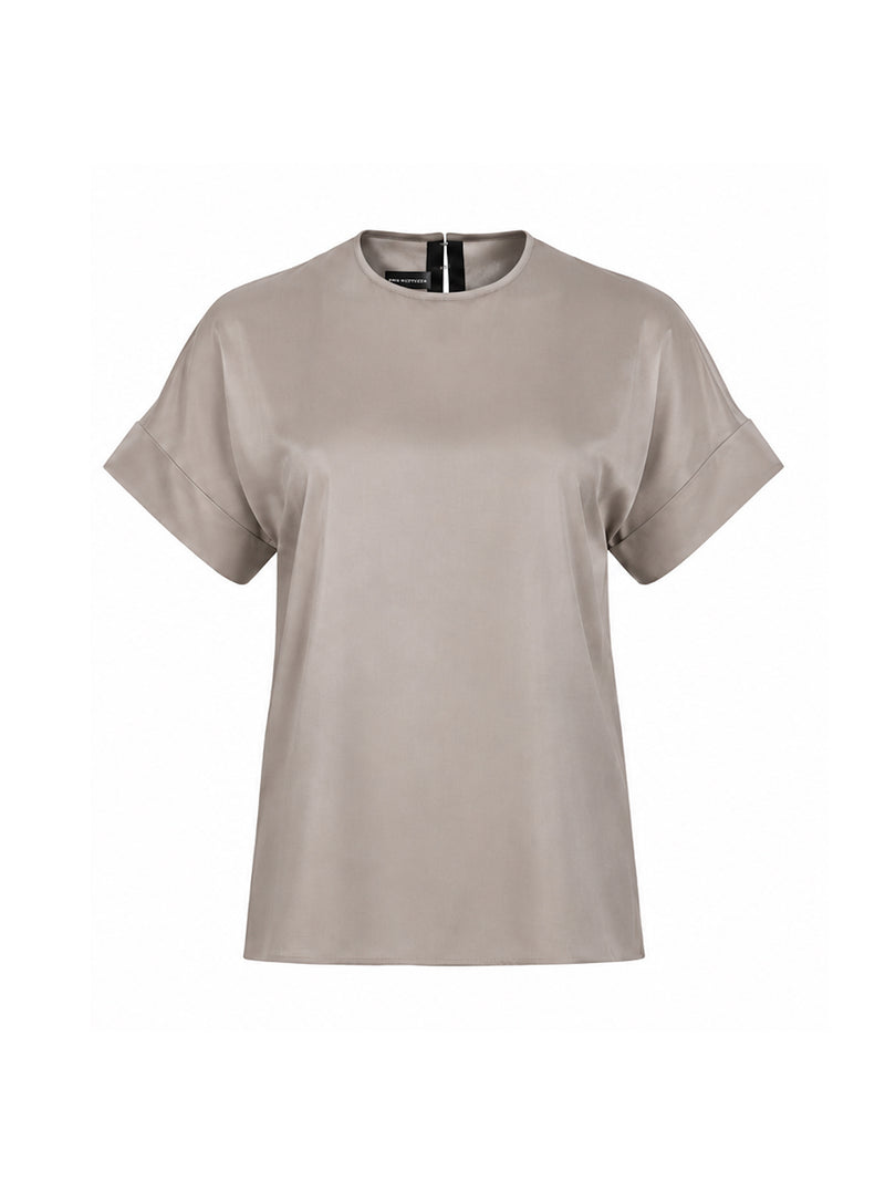 Serena Argento T-shirt z naturalnego jedwabiu