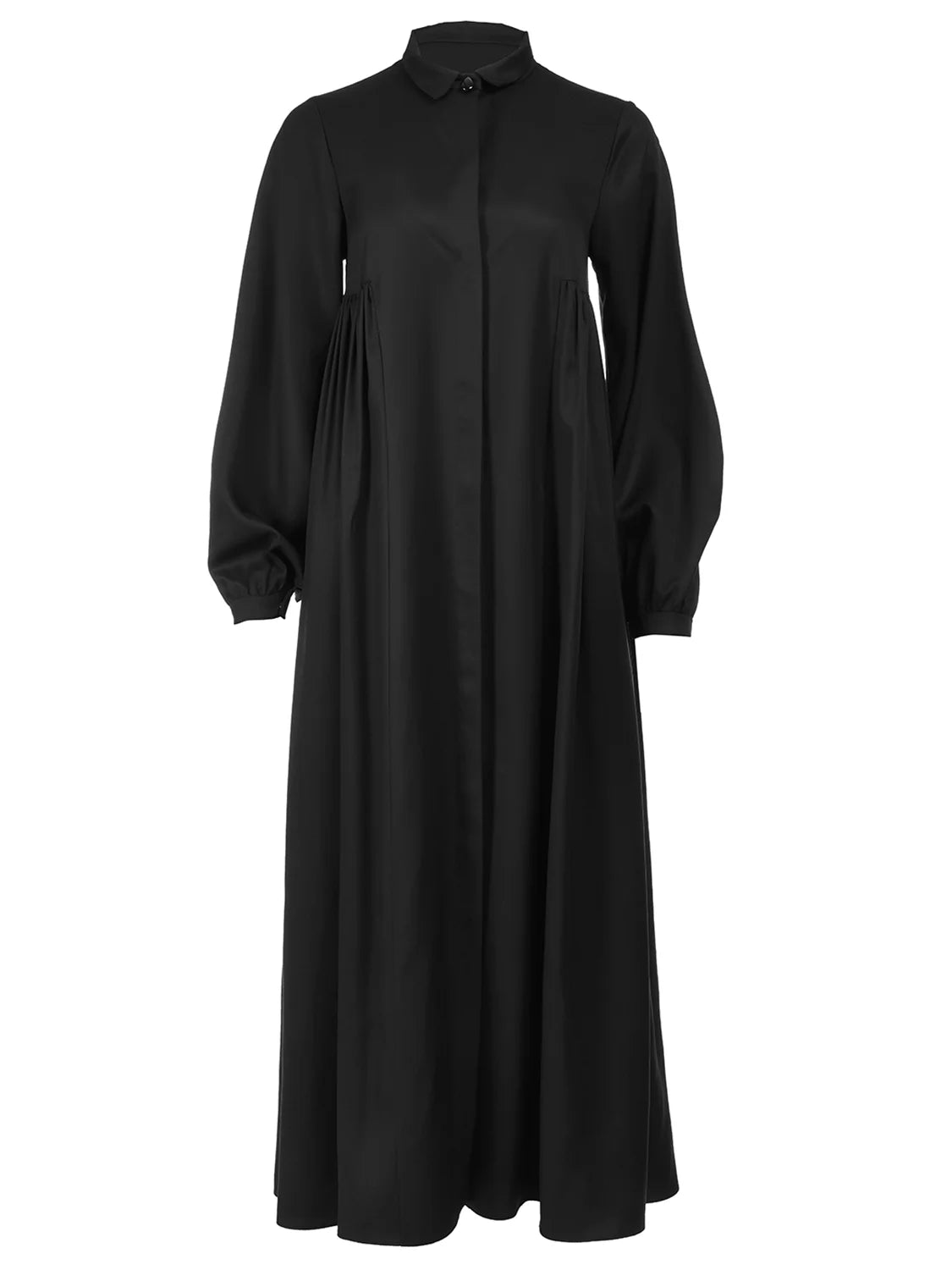 Sacra Noir sukienka z marszczeniami