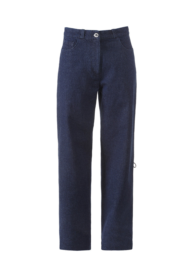 Universo straight leg denim trousers